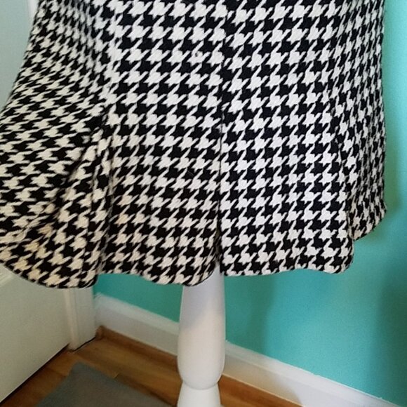 Fit and Flare Houndstooth Skirt - Picture 6 of 6